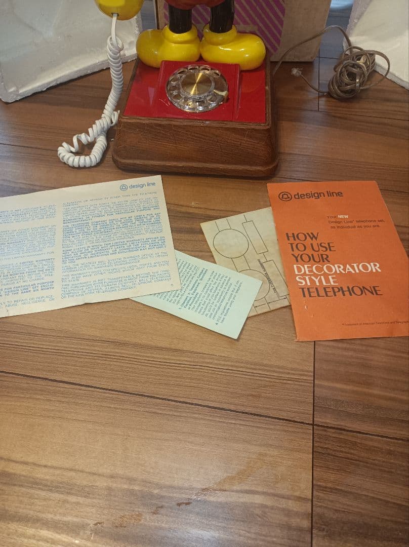 超希少　 　ウォルトディズニー　ミッキーマウス電話機