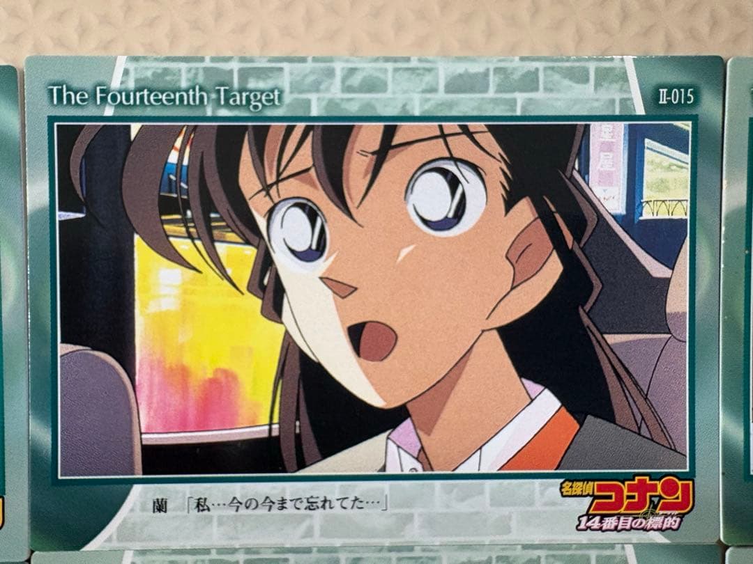 名探偵コナン トレーディングコレクション 14番目の標的 毛利蘭 12枚　アマダ