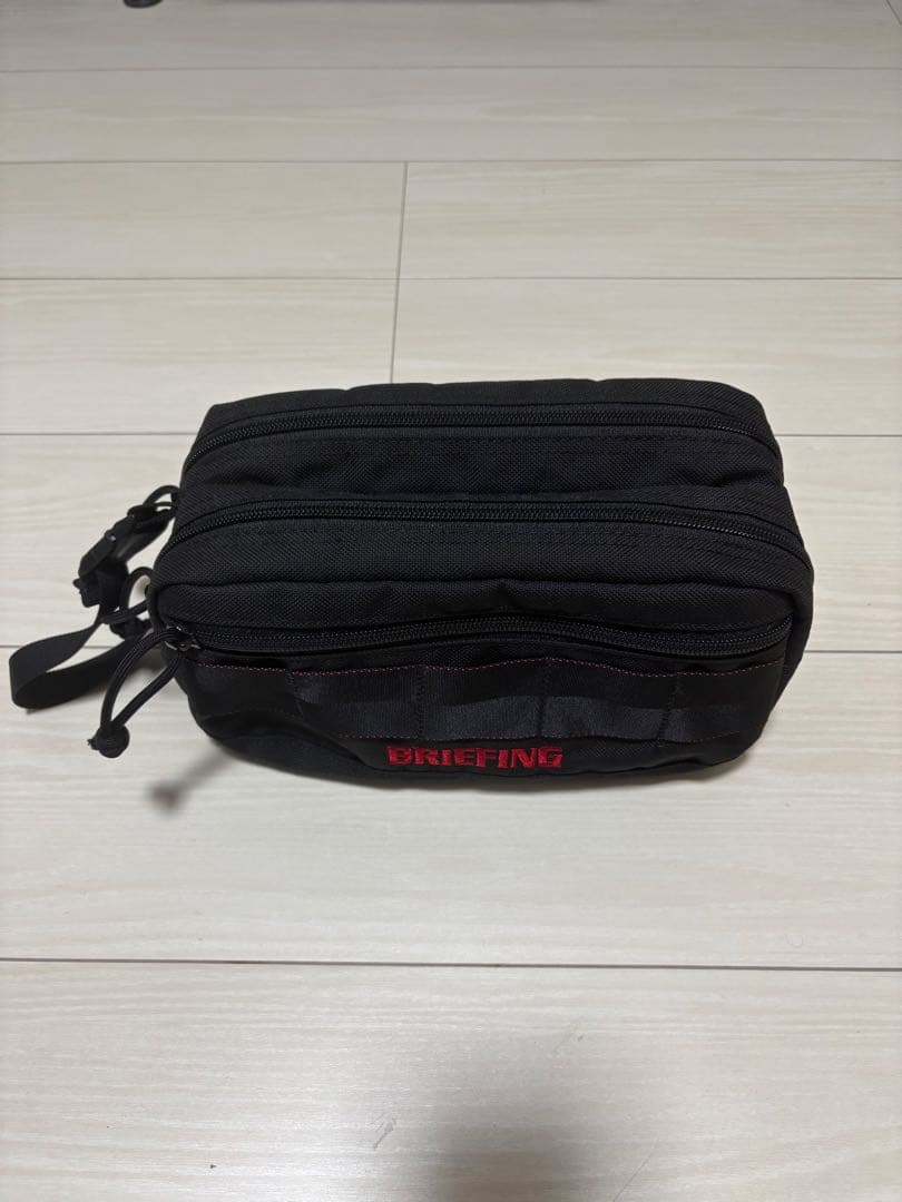 ブリーフィング(BRIEFING)セカンドポーチダブルファスナー
