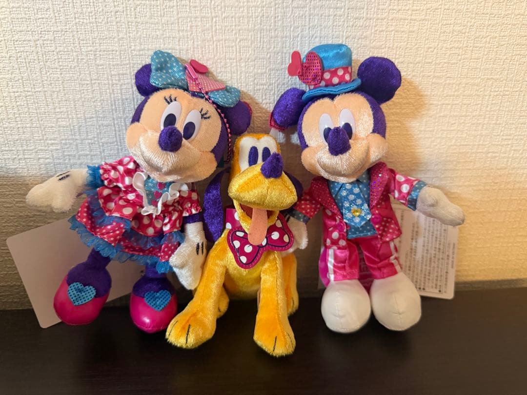 【美品】ディズニー パルパルーザ ミニー ファンダーランド ぬいぐるみバッジ
