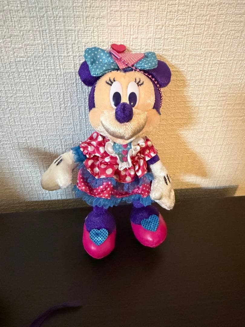 【美品】ディズニー パルパルーザ ミニー ファンダーランド ぬいぐるみバッジ