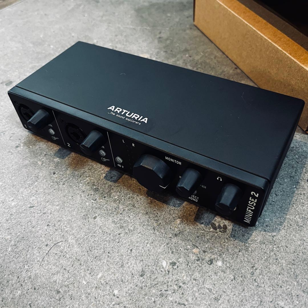 ARTURIA MiniFuse 2 黒 アートリア オーディオインターフェイス