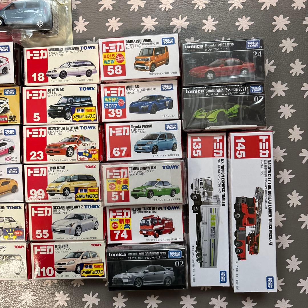 AEON限定モデル、黒箱復刻フルセット18個2000年代トミカなど全48個セット