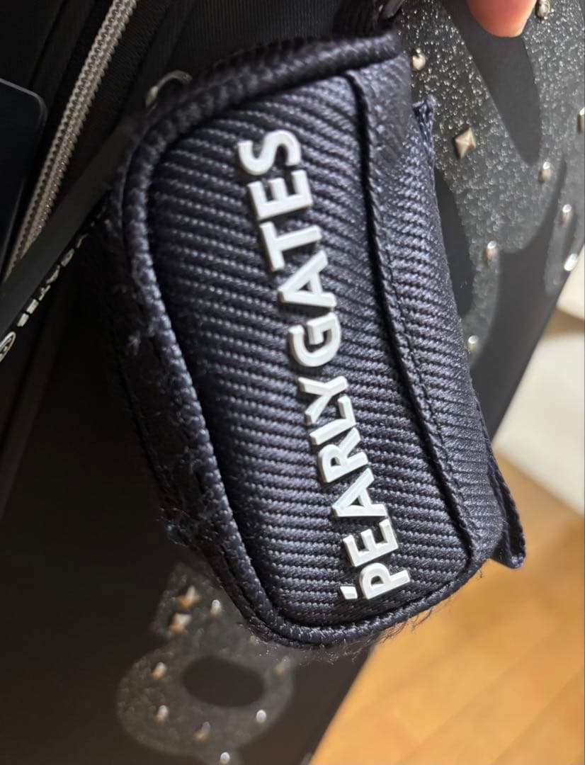 12/7迄限定値引★PEARLY GATES ゴルフバッグ 希少2輪キャスター付