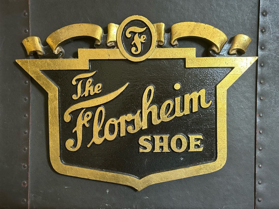 60s Florsheim フローシャイム 筆記体ロゴ ストアサイン 看板