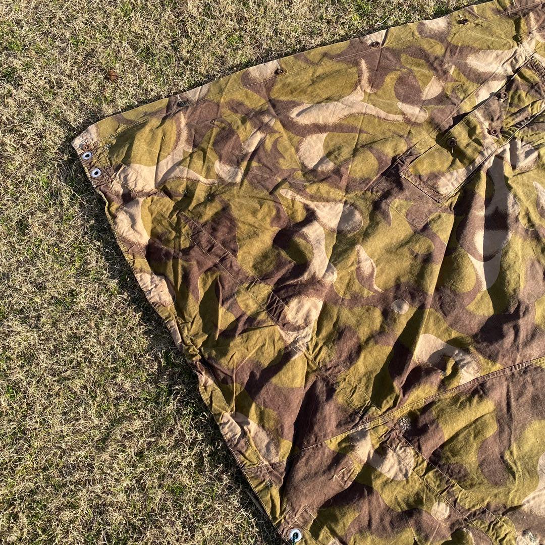 【超レア】ハンガリー軍幕　初期型　扇型　２枚①　迷彩　ハリケーンカモ　ミリタリー