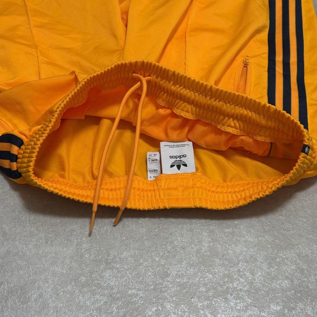 美品 アディダス ベッケンバウアー トラックパンツ ジャージパンツ オレンジ