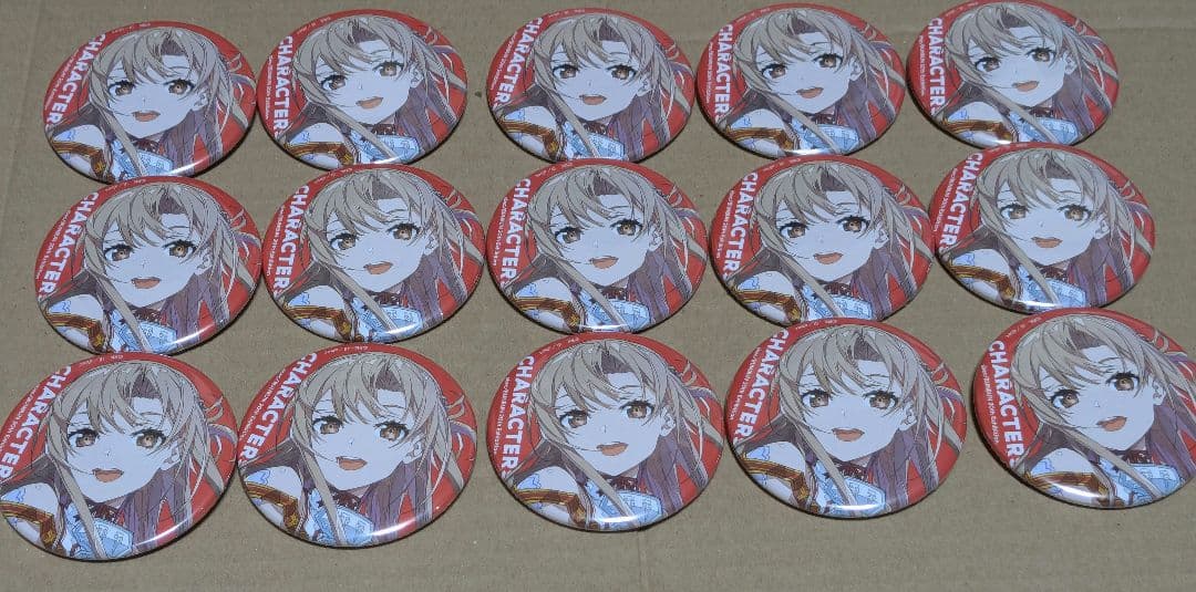 abec bunbun トレーディング缶バッジ　アスナ　15個