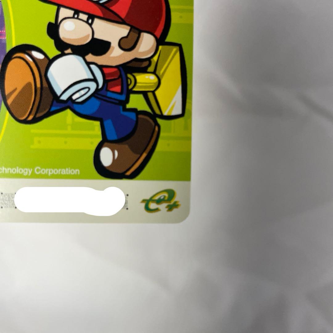 非売品 レア　マリオvsドンキーコング カードe とびおりちゅうい