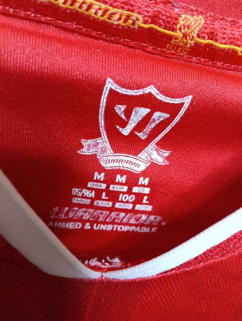 【正規品】リバプール 13-14 ユニフォーム ジェラード♯8／WARRIOR製