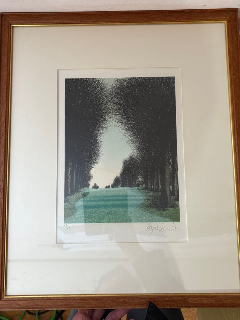 ジャック　デペルト リトグラフ ゴルフ場　ビンテージ品