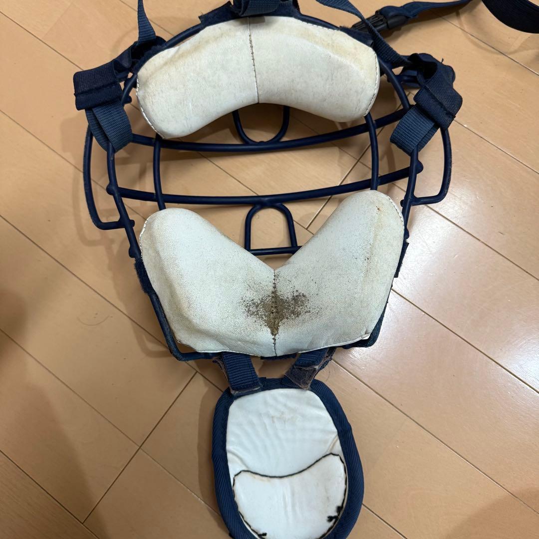 ZETT 軟式キャッチャー防具一式（ネイビー）