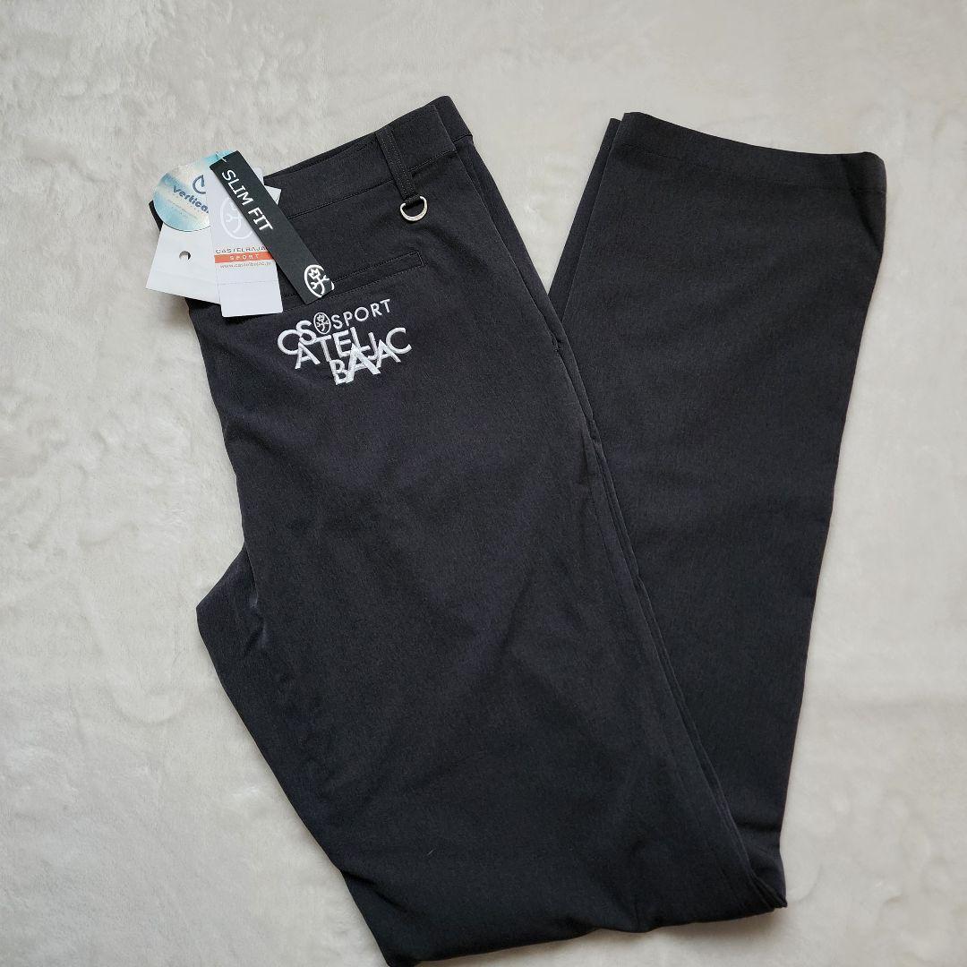【新品】CASTELBAJAC ゴルフ スポーツ パンツ スラックス ロゴ XL
