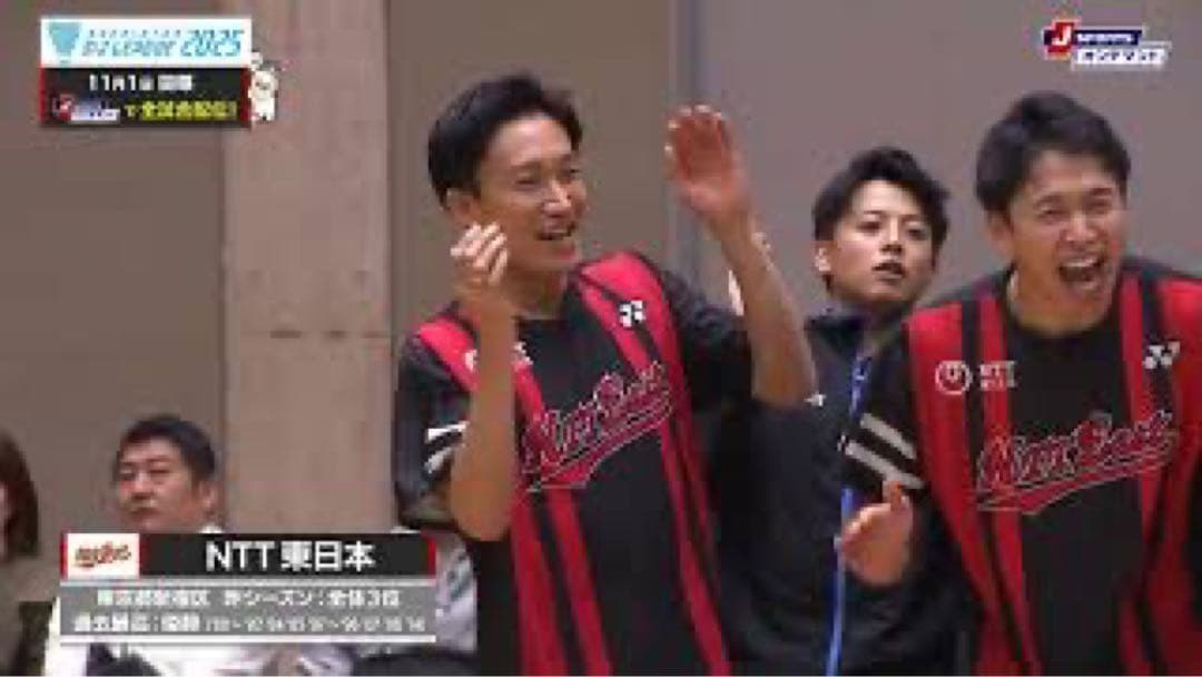 NTT東日本バドミントン部　チーム練習着