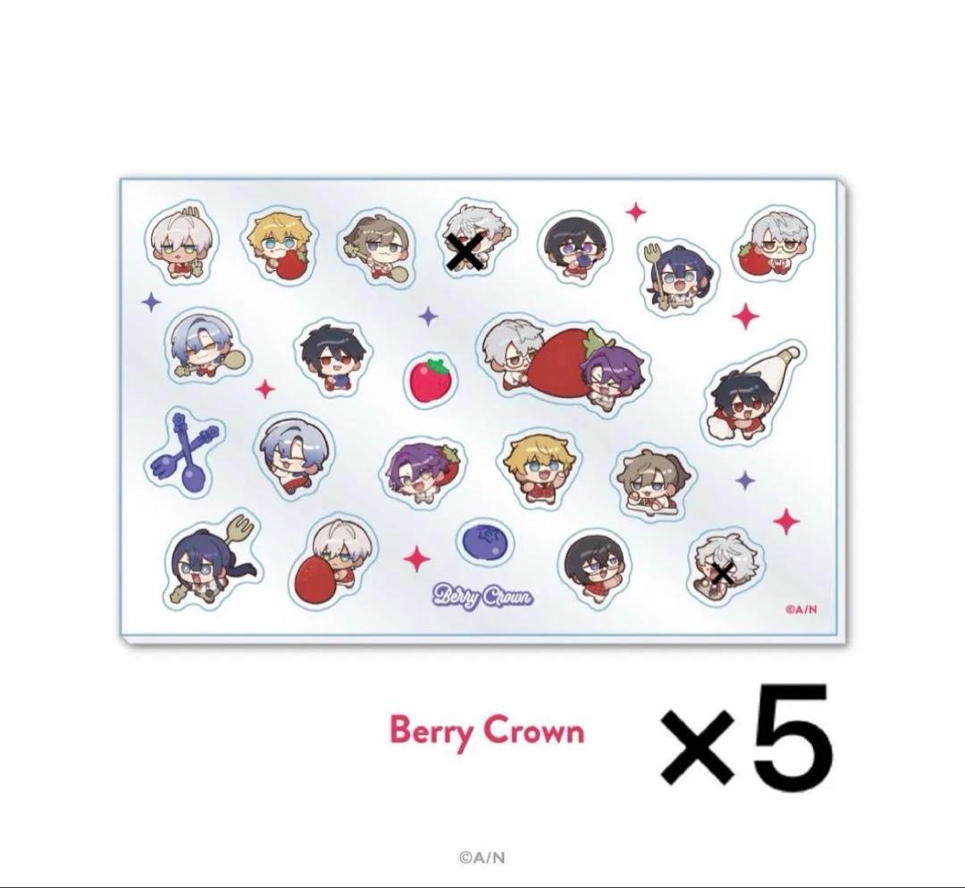 にじさんじ8周年 アクリルパーツ　Berry Crown 葛葉以外