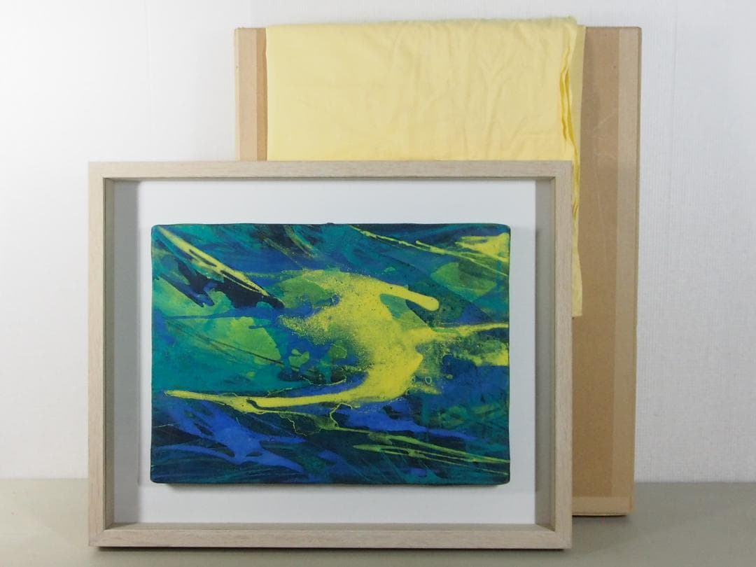 福市幸子「Original Evidence」◆キャンバス油彩画◆裏書有◆F4号