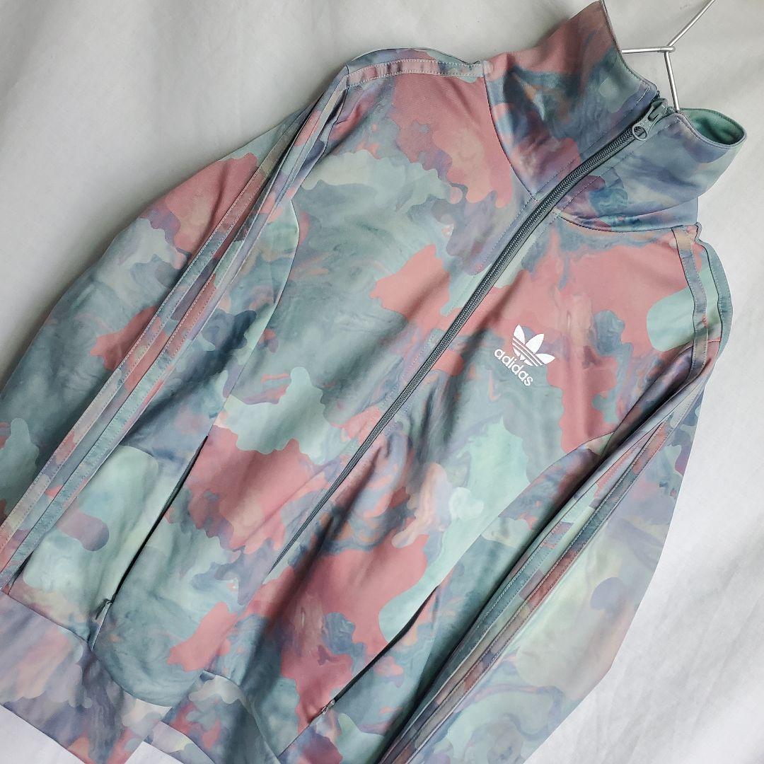 adidas カモフラージュ ジップアップジャージ
