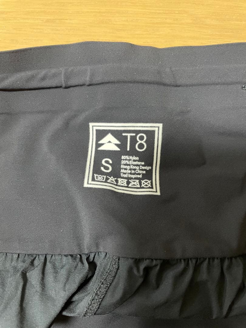T8 ランニングショーツ S 黒