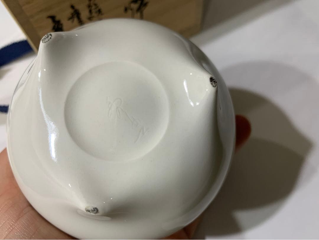 砥部焼　淡黄磁　香炉