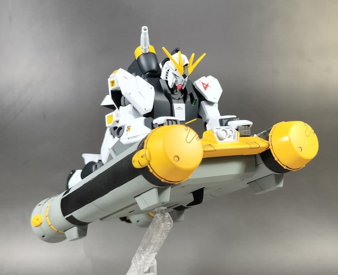 EG 1/144 νガンダム ブースターベッド付属 改修 全塗装 完成品