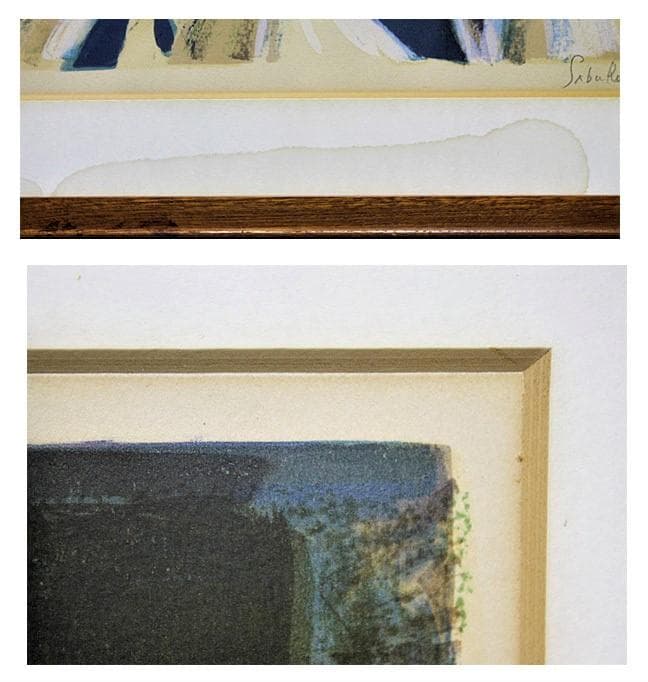 斎藤三郎　タイトル「祭りの帰り」リトグラフ　サイン・エディションナンバーあり