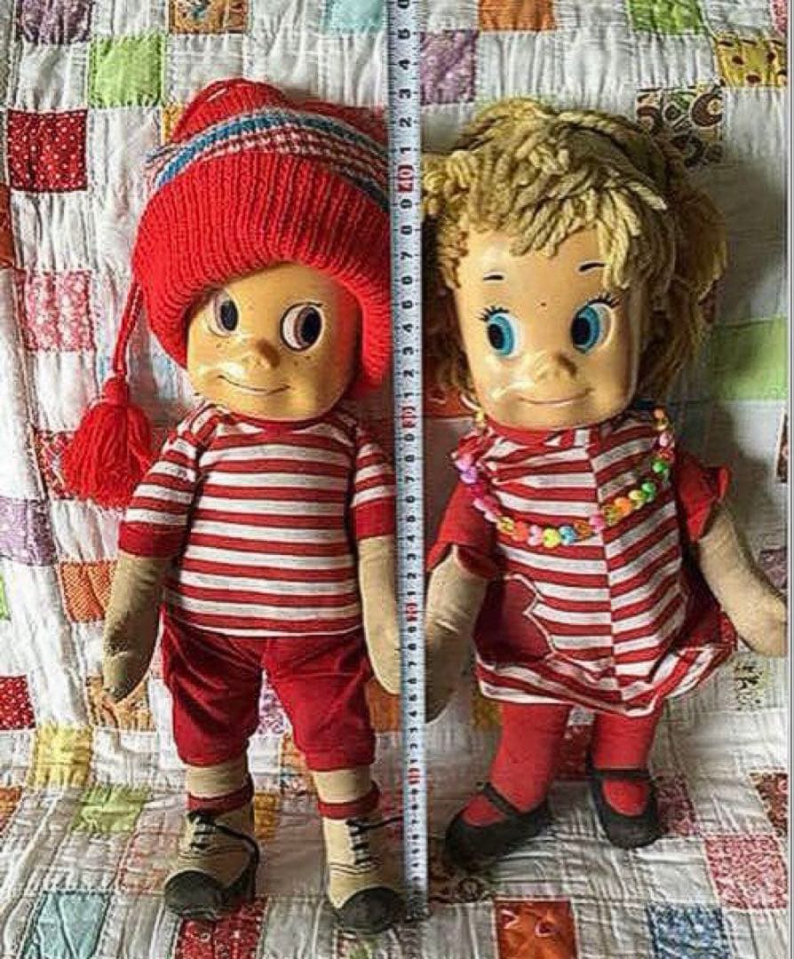 アメリカン雑貨(訳あり)ビンテージ マテル シスターベル 2体セット