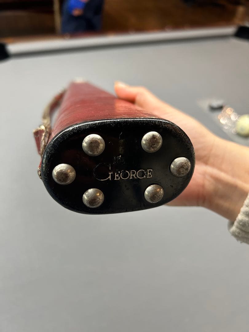 E ビリヤードキューケース 赤