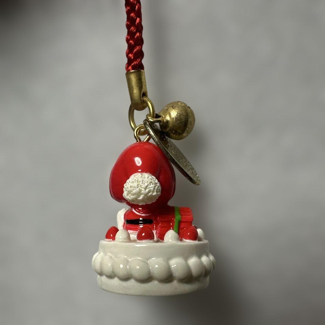 USJ限定　SNOOPY Xmasケーキストラップ レア