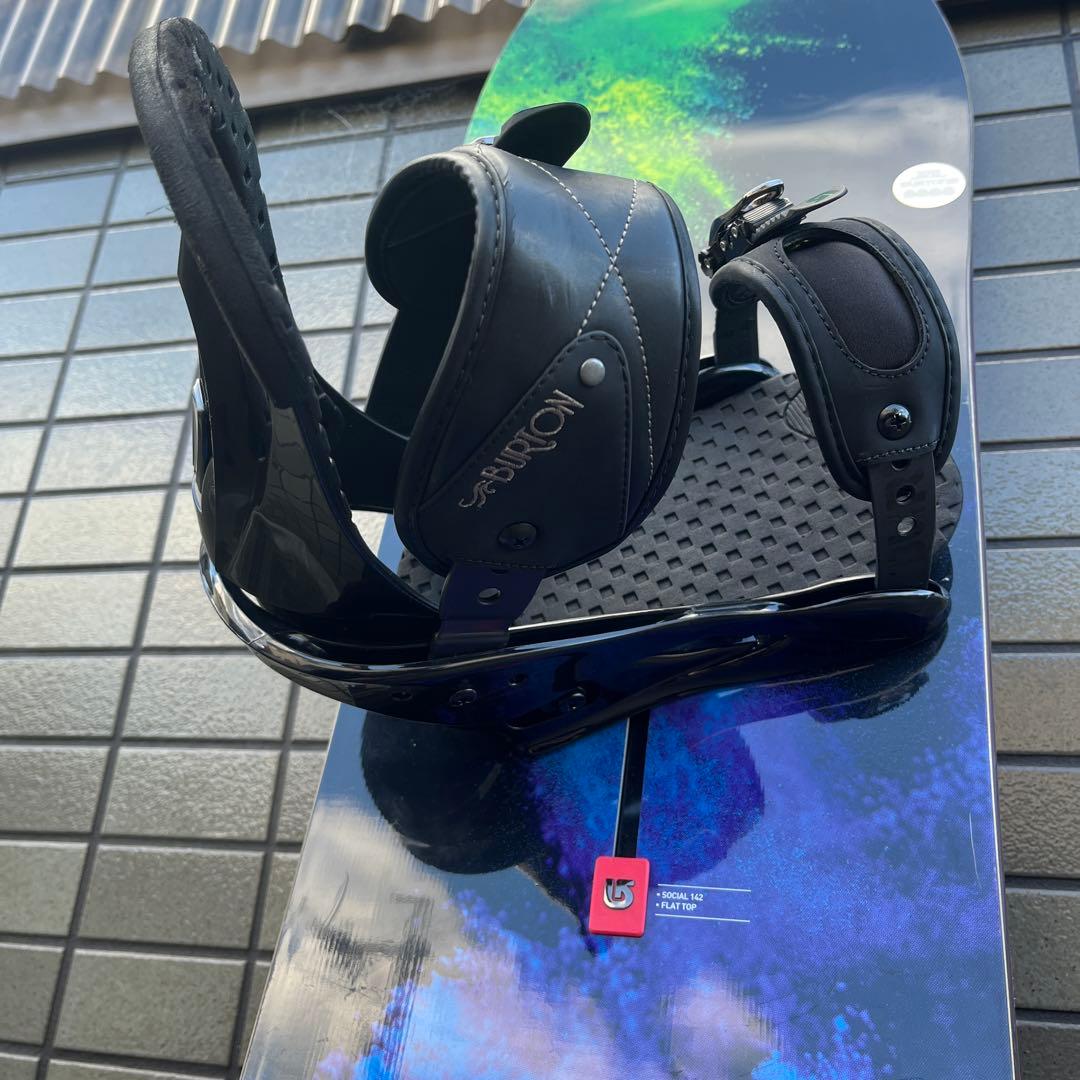 甚*吾様 BURTON SOCIAL 142㎝ 【ビンディング付】