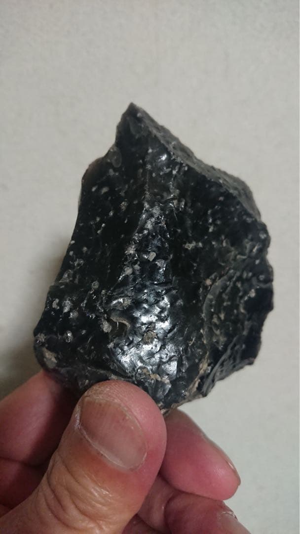 縄文時代 黒曜石 石器 尖頭器 和田峠 世界遺産 遺跡 発掘 出土 骨董 古美術