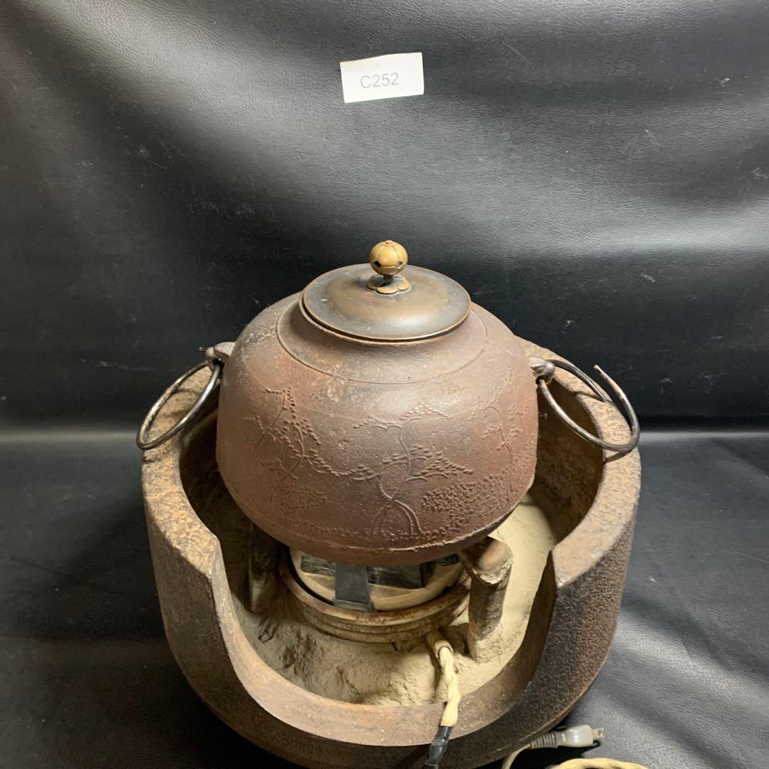 茶釜　五徳　電熱付　茶道
