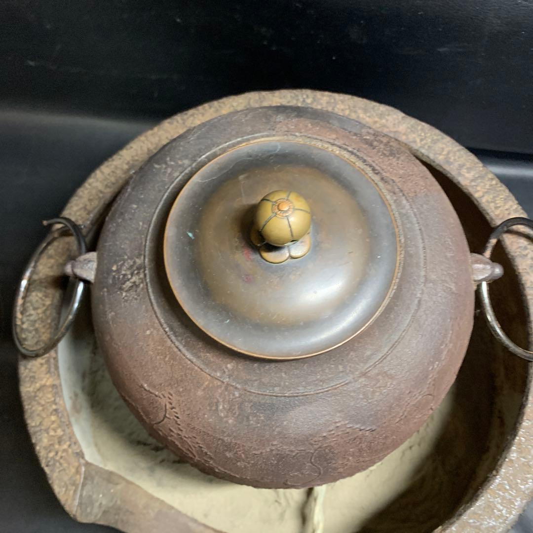 茶釜　五徳　電熱付　茶道