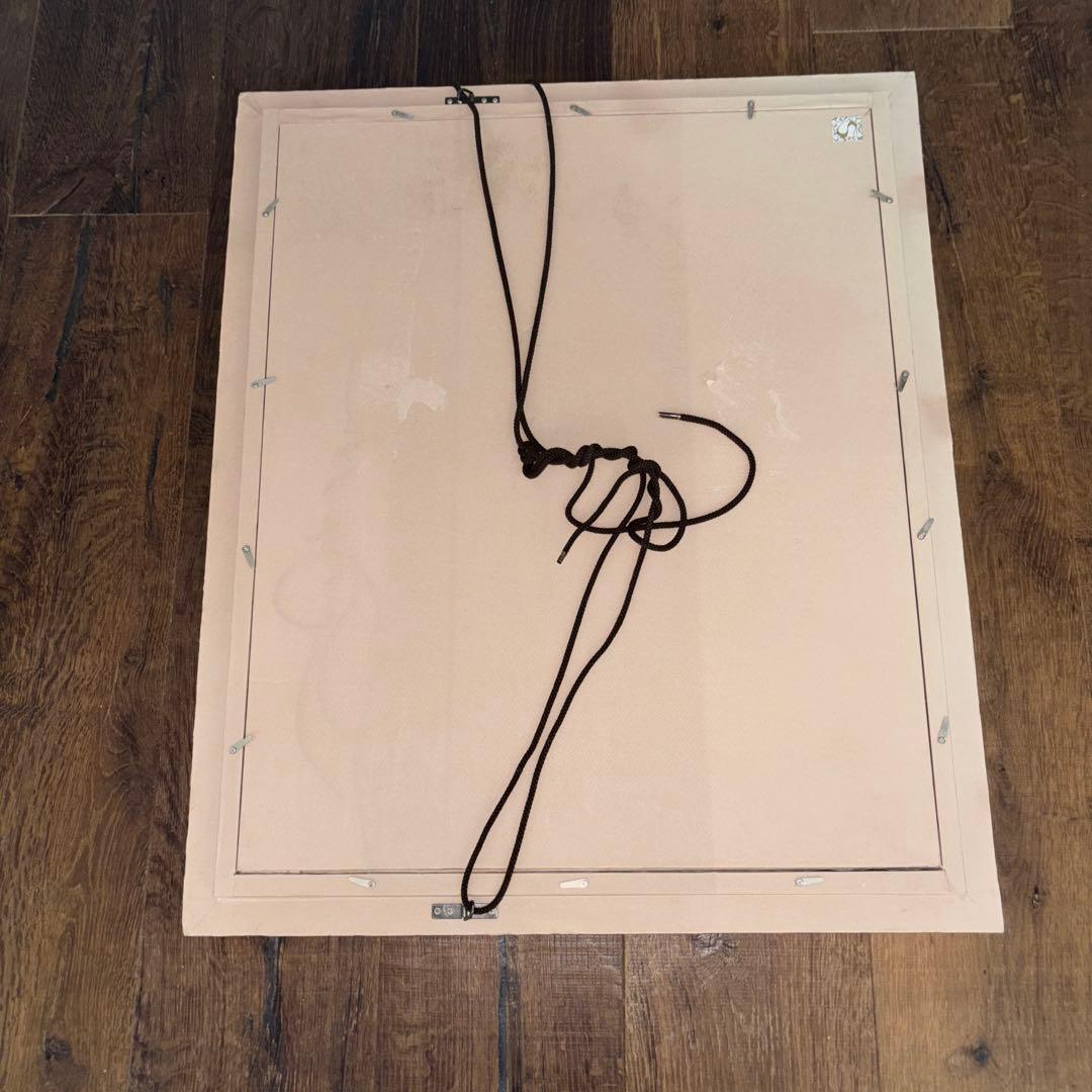 キャバリア　ルビー　オリジナル絵画　諏訪憲ニ作