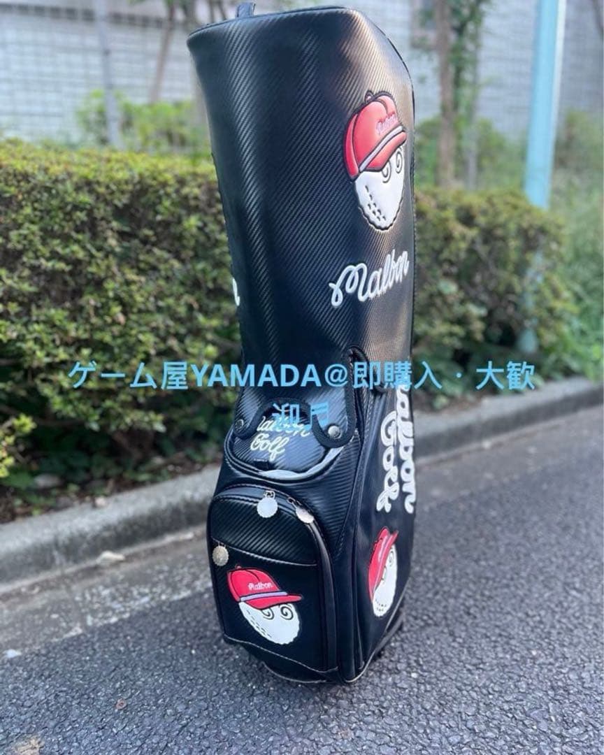 【即発送】 Malbon マルボンゴルフ キャディバッグ 男女兼用 スタンド式