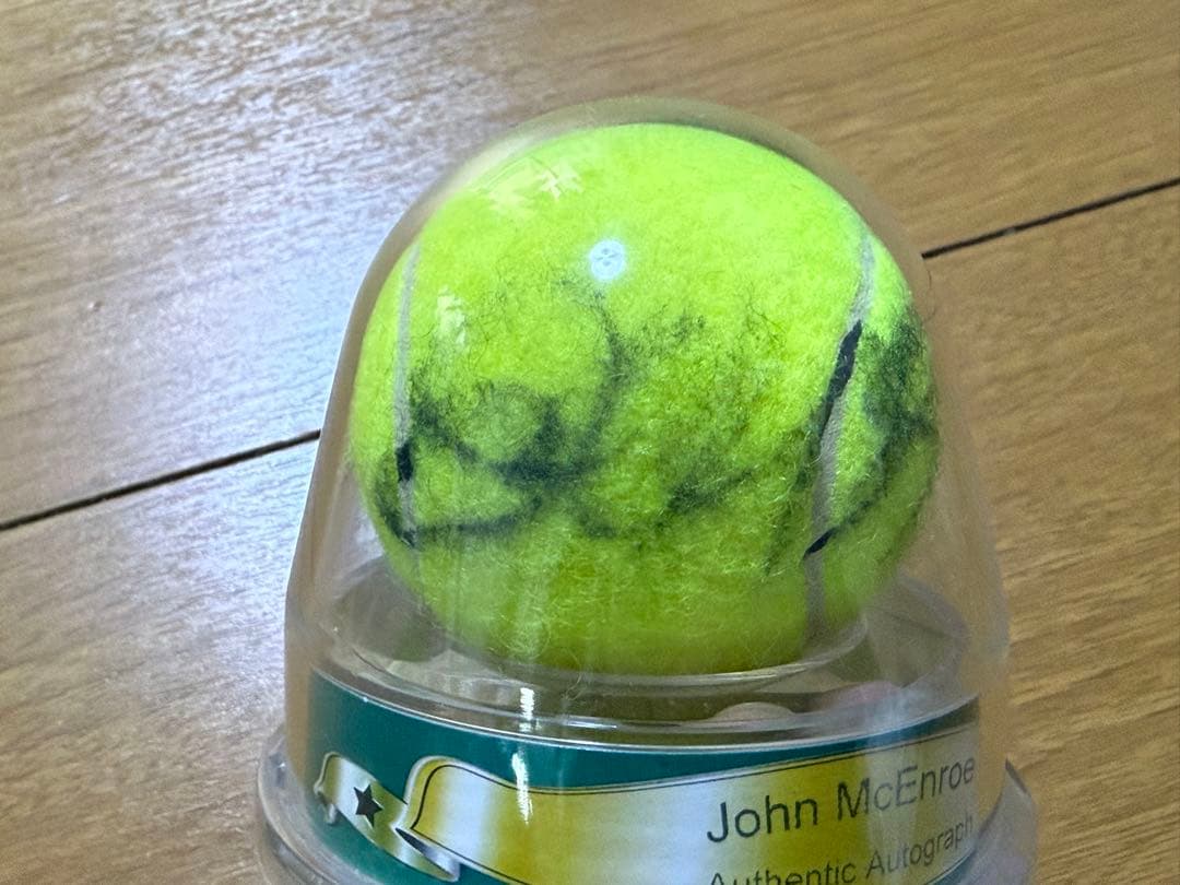 2008 Ace Authentic ジョン・マッケンロー 直筆サインボール