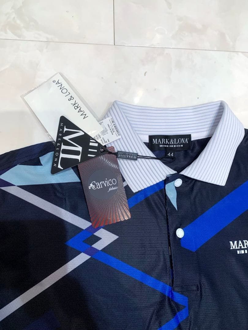希少　新品未使用　正規品　マークアンドロナ　MARK＆LONA ポロ　44 速乾