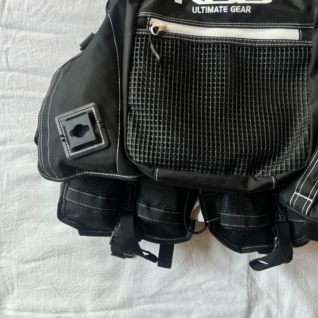 【美品】RBB タイドゲームベスト ジャケット　ブラック ホワイト