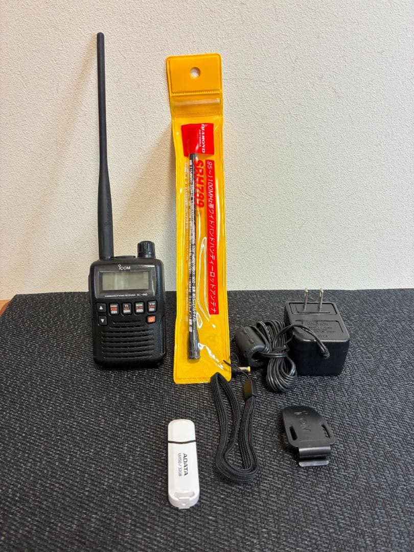 iCOM IC-R6　♦ダイヤモンドSRH-787アンテナ付属