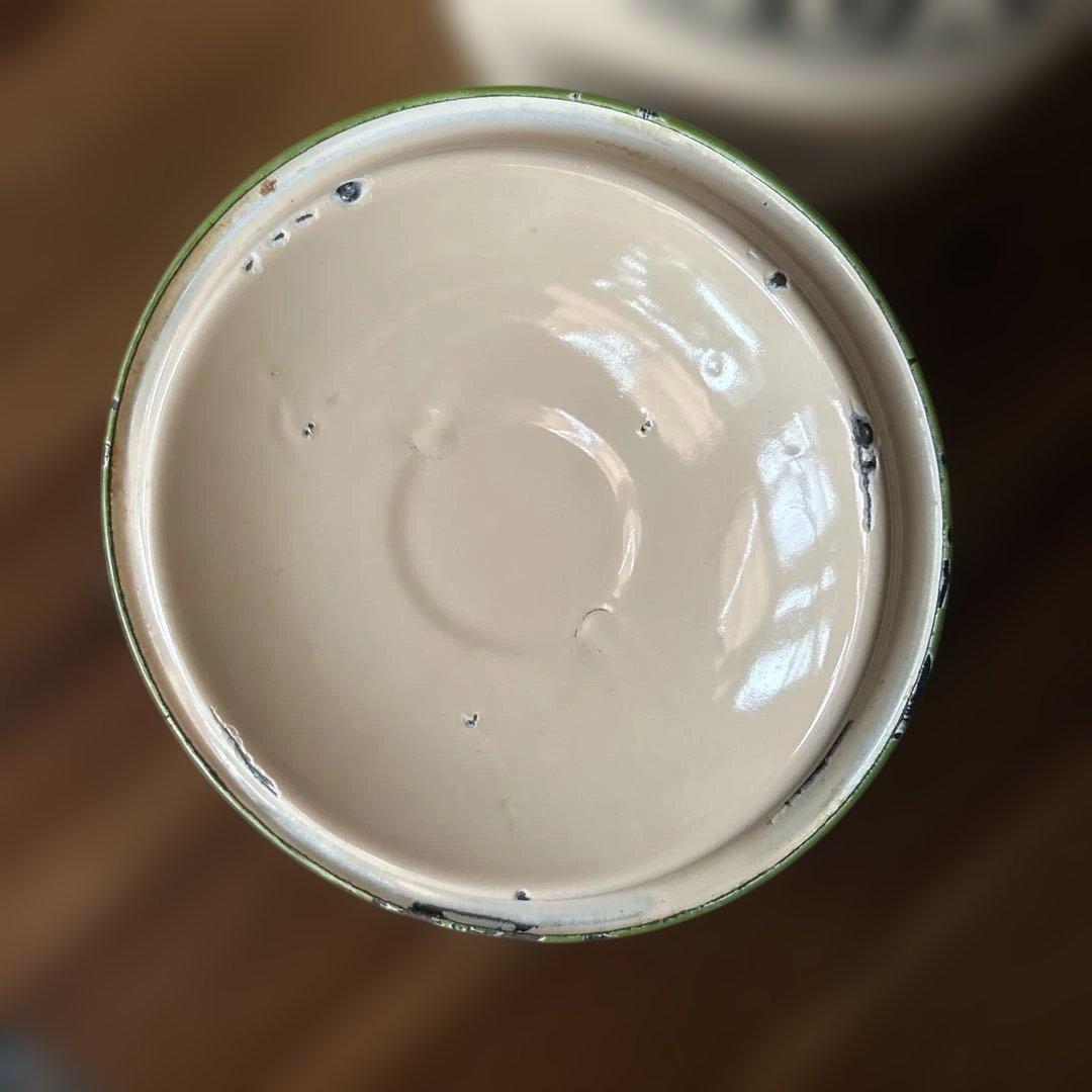 ⭐︎イギリスアンティークFLour 蓋付きキャニスター⭐︎