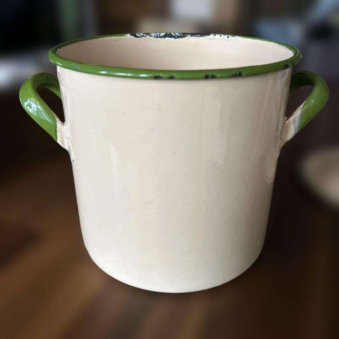 ⭐︎イギリスアンティークFLour 蓋付きキャニスター⭐︎