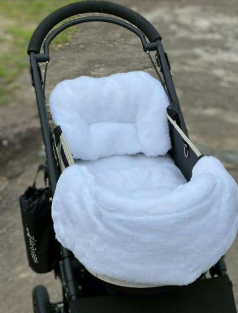 ❤あご乗せクッション❤ペットカートコンフォーター❤インディゴ✕ホワイト