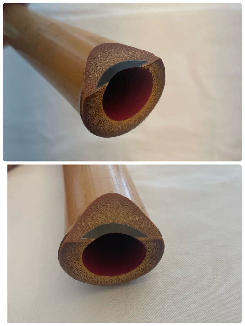 ❷超希少 小林 一城 尺八 銘二印 銀歌口 楽器