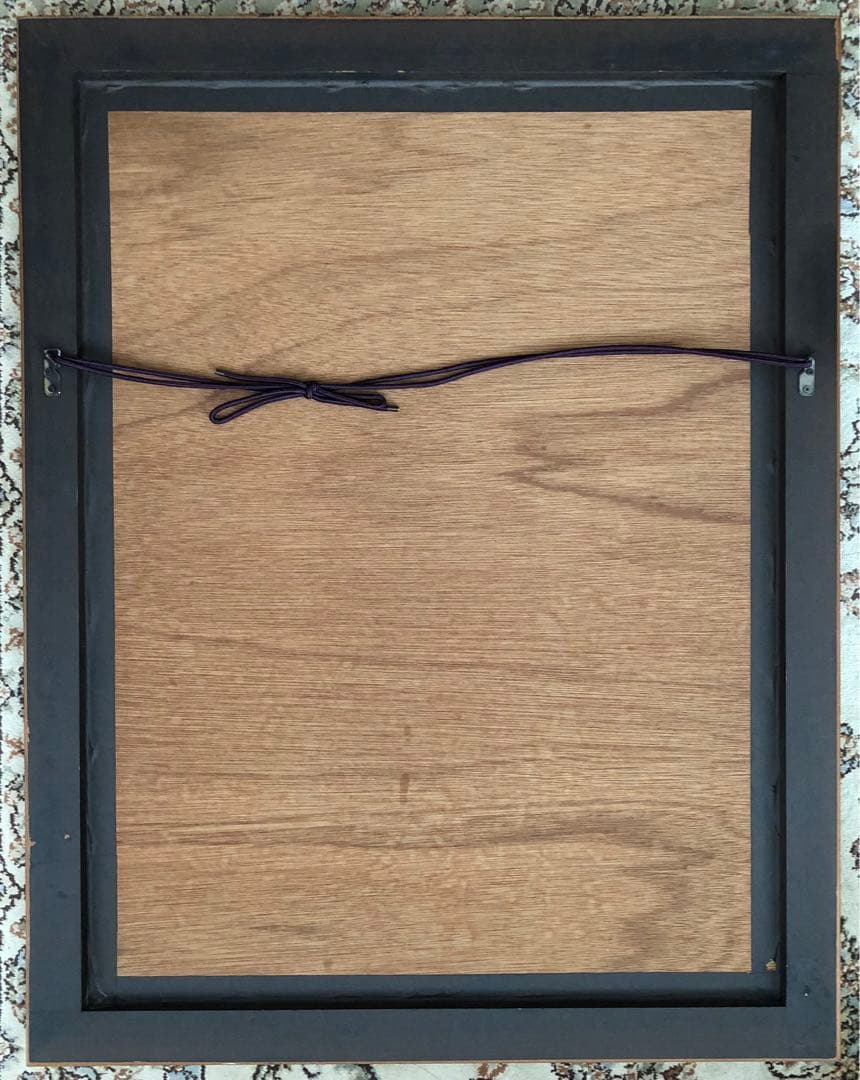 額装絵画　梅原龍三郎　 浅間山　シルクスクリーン134/275 作品証明書付き