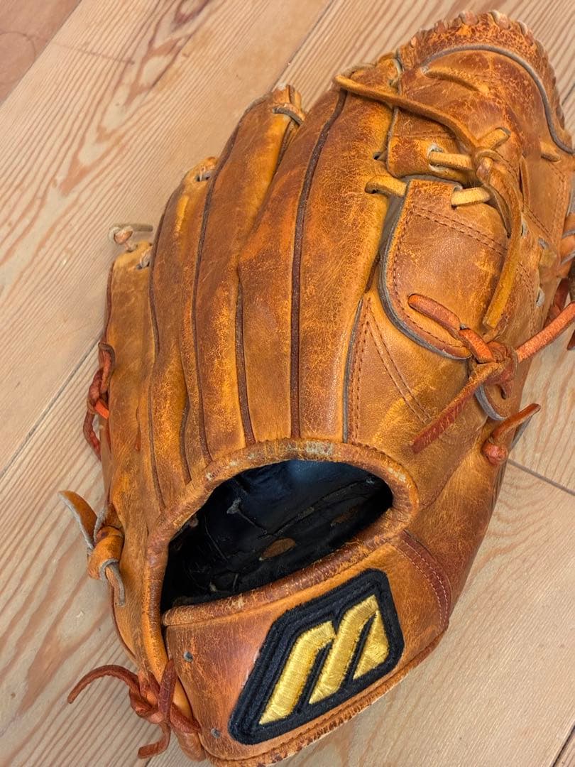 【ミズノプロ】　硬式グローブ 茶色