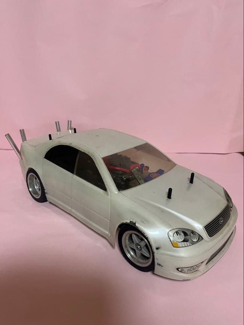 【値下げしました】 エンジンラジコンタミヤTG10セルシオタケヤリ仕様プロポ付き