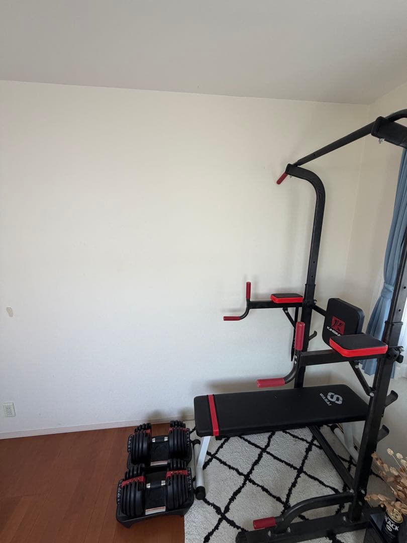 WASAI 多機能トレーニングベンチとダンベルセット