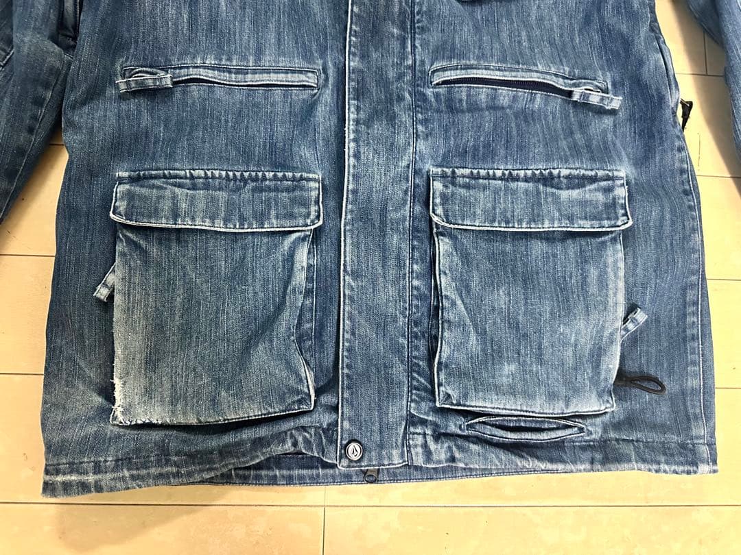 超レア！　VOLCOM スノーボードウェア　リアルデニム　上下セットアップ