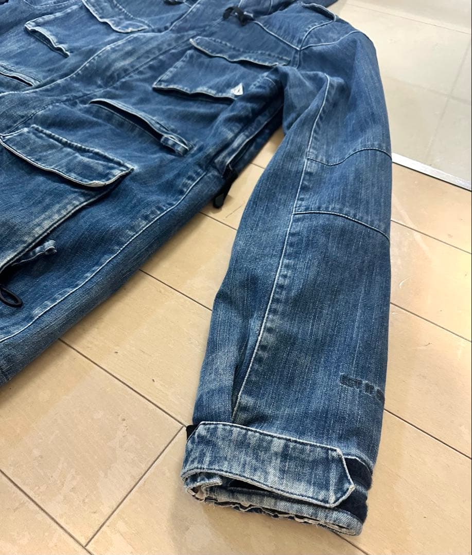 超レア！　VOLCOM スノーボードウェア　リアルデニム　上下セットアップ