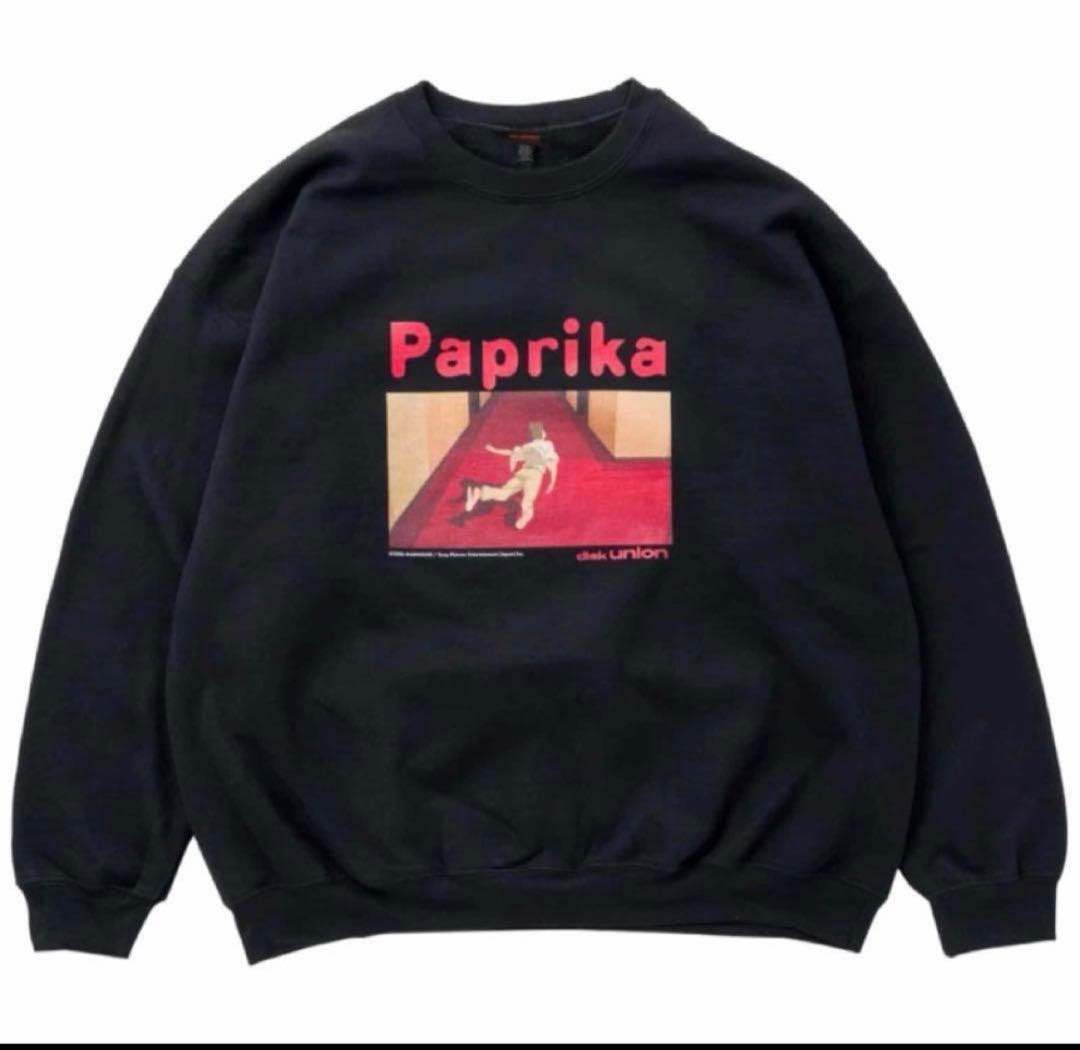 パプリカ × ディスクユニオン CREWNECK SWEATSHIRT XL