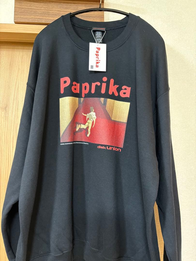 パプリカ × ディスクユニオン CREWNECK SWEATSHIRT XL